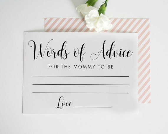 Advice For The New Mommy Free Printable