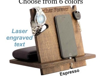 Personalized Mens Gifts, Unique Gifts For Husband, Gifts For Dad, Gift For Brother, Gift For Husband, iPhone 6 Docking Station