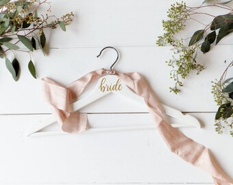 Wedding Hanger | Bridal Hanger | Dress Hanger | Personalized Custom Wedding Name Hanger | Groom Hanger | Bridesmaid Gift