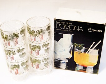 ice tea glasses guzzini clear cups mugs cups for drinks plastic ice teacup ice tea set six tea cup set vintage tableware palm tree print