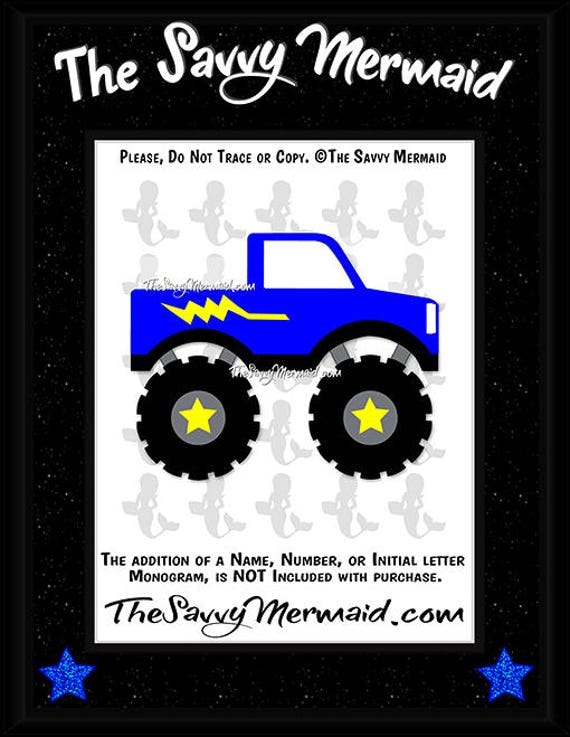 Download Monster Truck SVG file Truck Svg file Birthday Truck Cut