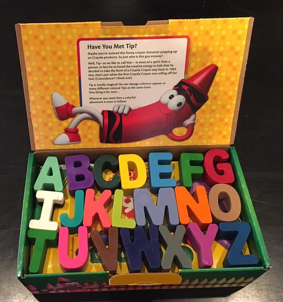 Alphabet Crayons Set Learning ABC Letters