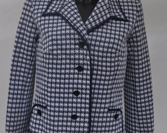 Vintage pied de poule jacket Size 40 FR