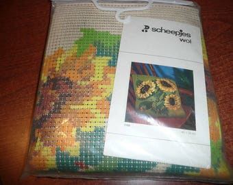 Scheepjeswol Sunflower Needlepoint Pillow Kit
