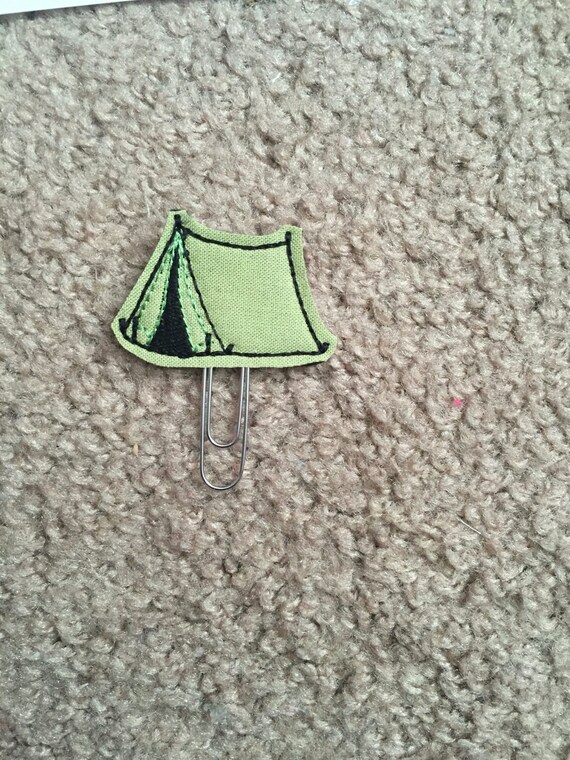 Camping Tent Clip/Planner Clip/Bookmark.