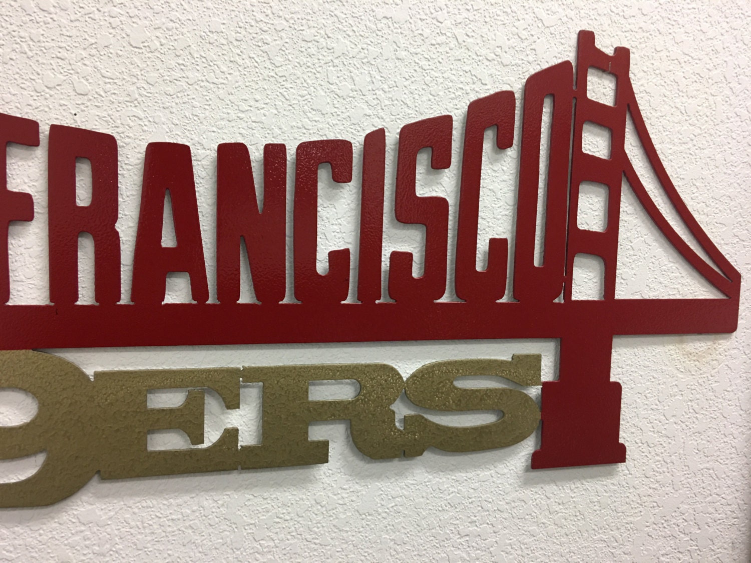 San Fransico 49ers Metal Art Niners Sign Sf Sign 