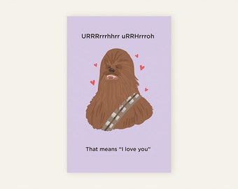 chewbacca valentine – Etsy