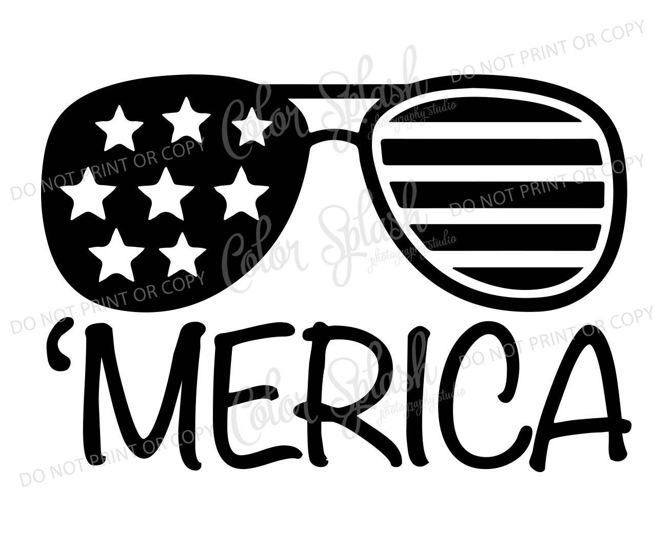 Download america sunglasses svg dxf png eps cutting file