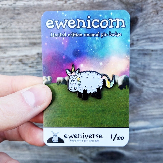 Sheep gifts and funny punny illustrations by Eweniverse on Etsy