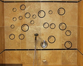 Bubbles 20 pack vinyl wall decal