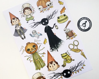 Sticker Pack Over the Garden Wall - cool vinyl stickers