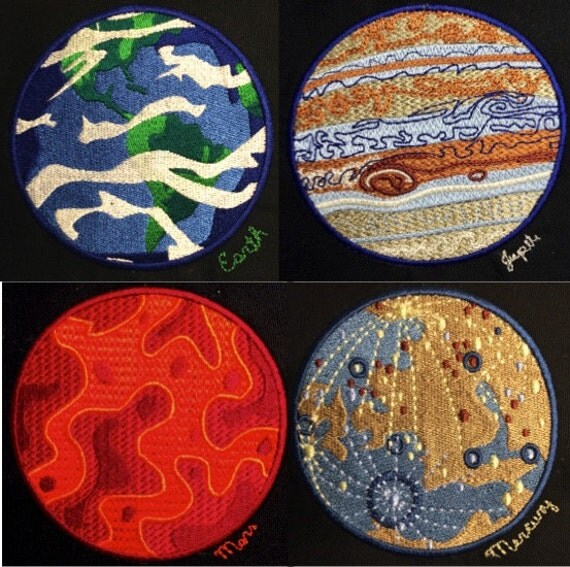 Solar System Pack 11 different Machine Embroidery