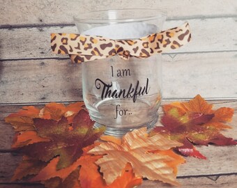 Thanksgiving I am thankful for jar