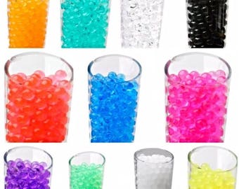 500 Water Aqua Soil Crystals Bio Gel Ball Beads Wedding Vase Filler Centrepiece