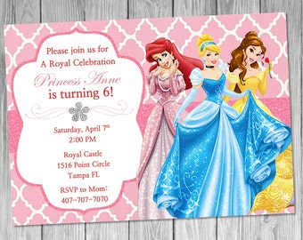 Disney Princess Invitation