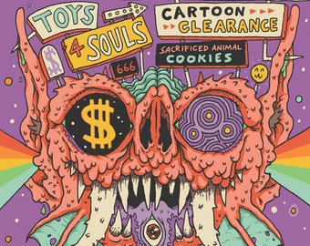 DIGITAL DOWNLOAD Pdf - Discount Demon Deals ZINE - Full Color comic book
