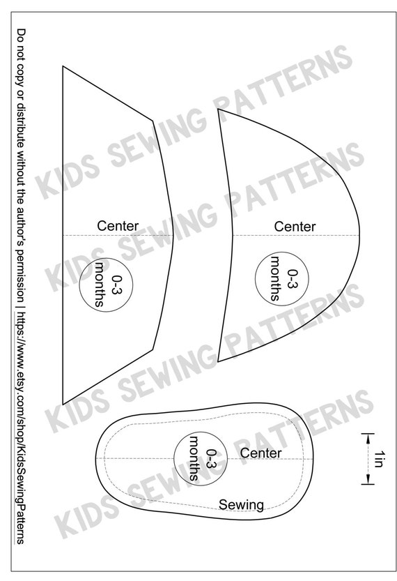 Baby Boy Sewing Pattern 6 DIGITAL PATTERNS Retro Baby