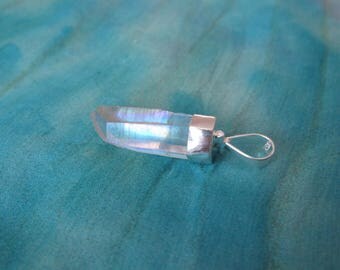 Angel Aura Pendant, Angel Aura Quartz Pendant, Angel Aura, Angel Aura Quartz, Angel Aura Quartz Tumbled Pendant, Lemuria Pendant