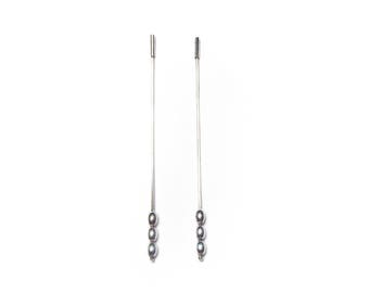 Stylish Double Loop Dangle Earrings