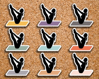 48 Pilates/Yoga Icon Planner Stickers for 2017 Inkwell Press IWP-DC25
