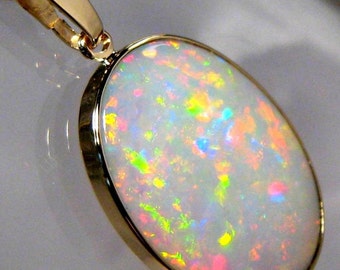 Opal pendant | Etsy