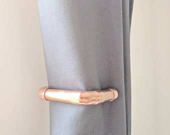 Pure Copper Curtain Tie Backs Mothers Day Gift Industrial Modern Steam Punk Curtain Hold Backs Curtain Ties
