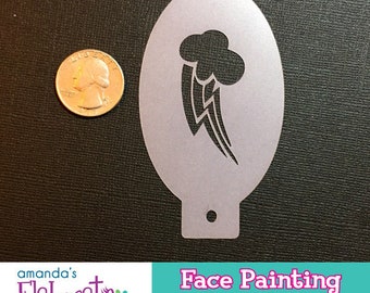 MLP RAINBOW DASH Cutie Mark - Face Painting Stencil (Mini)