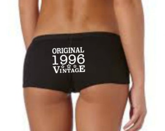 21st Birthday Gift, 21st Birthday Panties, 21st Birthday Idea, 21st Funny Present, 1996 Birthday Knickers, 21st Birthday Gift for Her, 1996