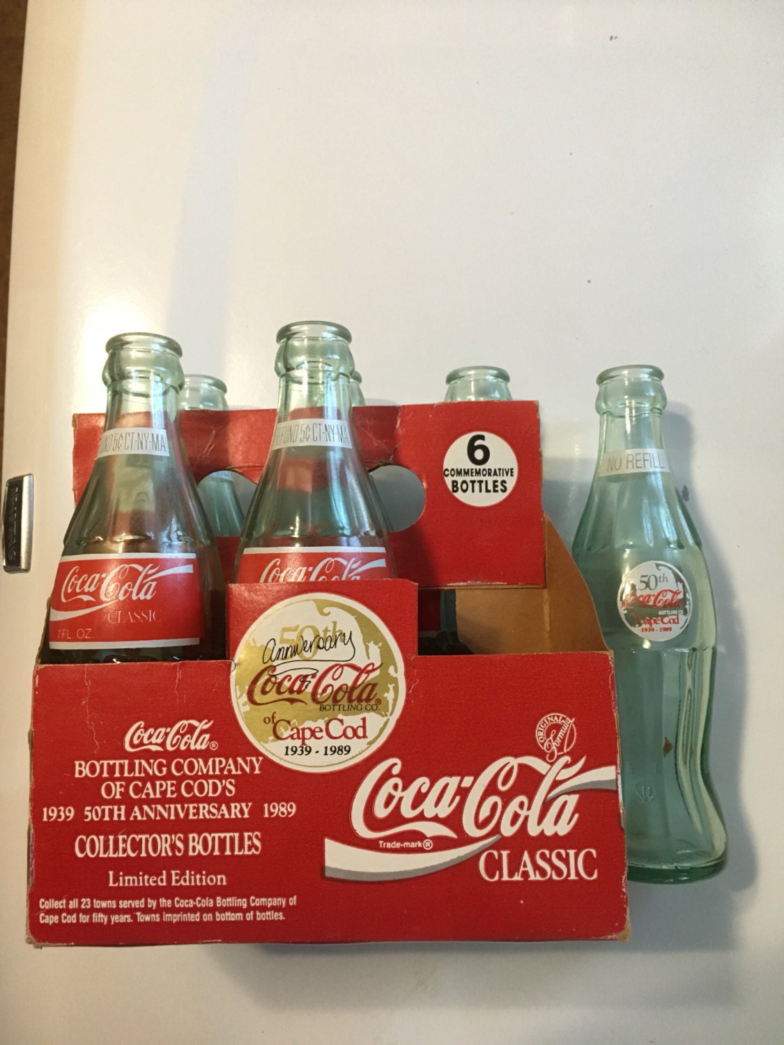 CocaCola 50th anniversary Cape Cod bottles by LouiesTreasureChest