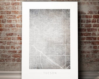 tucson map city street map of tucson arizona art print watercolor illustration wall - Home Decor Tucson tucson map city street map of tucson arizona art print watercolor illustration wall - Home Decor Tucson