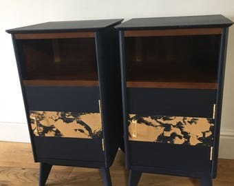 Now sold!A pair of mid century bedside cabinets