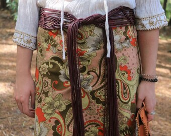 Vintage 70s Macrame Belt