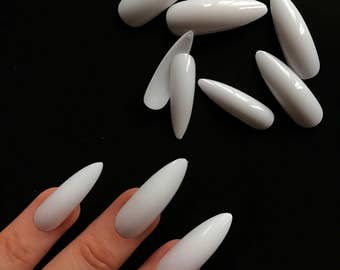 Almond nails | Etsy