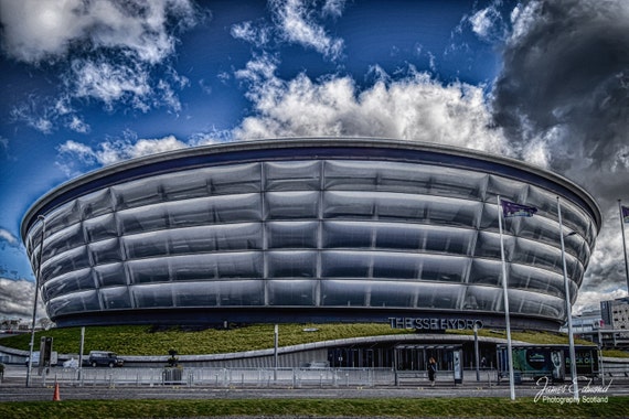 Glasgow Digital Download, Hydro, Glasgow prints, glasgow photography, scotland, wall art, wall decor, scottish photography, modern landmarks