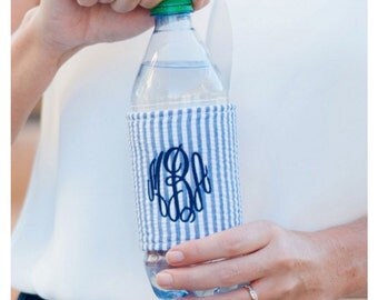 Seersucker Drink Wrap, Drink Wrap, Bridesmaid Gifts, Gifts, Drink ware, Bar ware, Seersucker Wrap, Gifts for her, Kitchen and dining, Dining