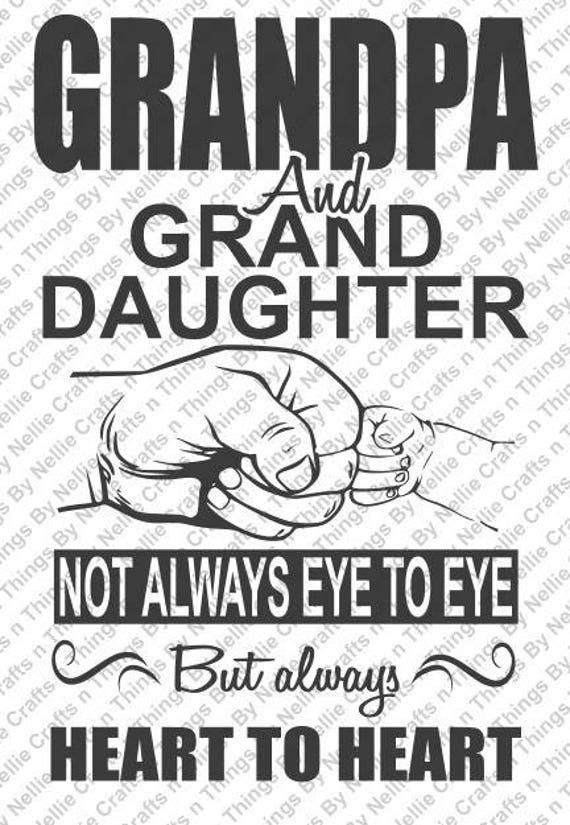 Download Grandpa and Grand Daughter SVG
