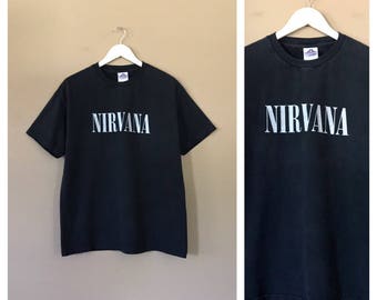 Vintage Nirvana Band Tee / Rock Tee / Band T shirt / Band T-Shirt / Nirvana Band Tee / Nirvana Shirt / Band tshirt / Pearl Jam Shirt