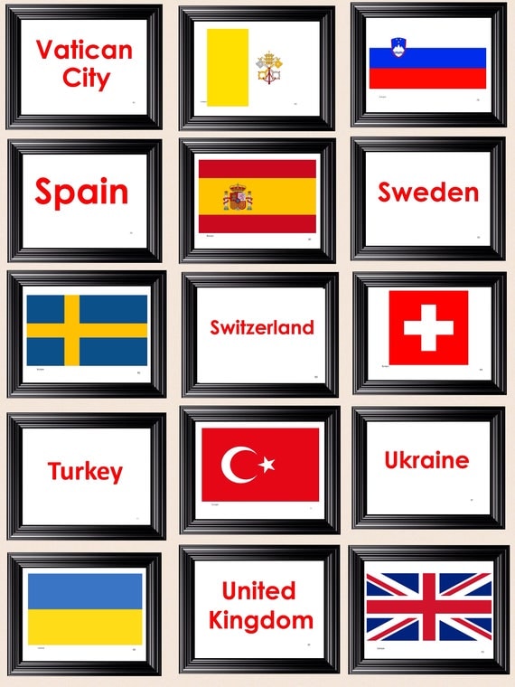 Flags Of The World Flashcards