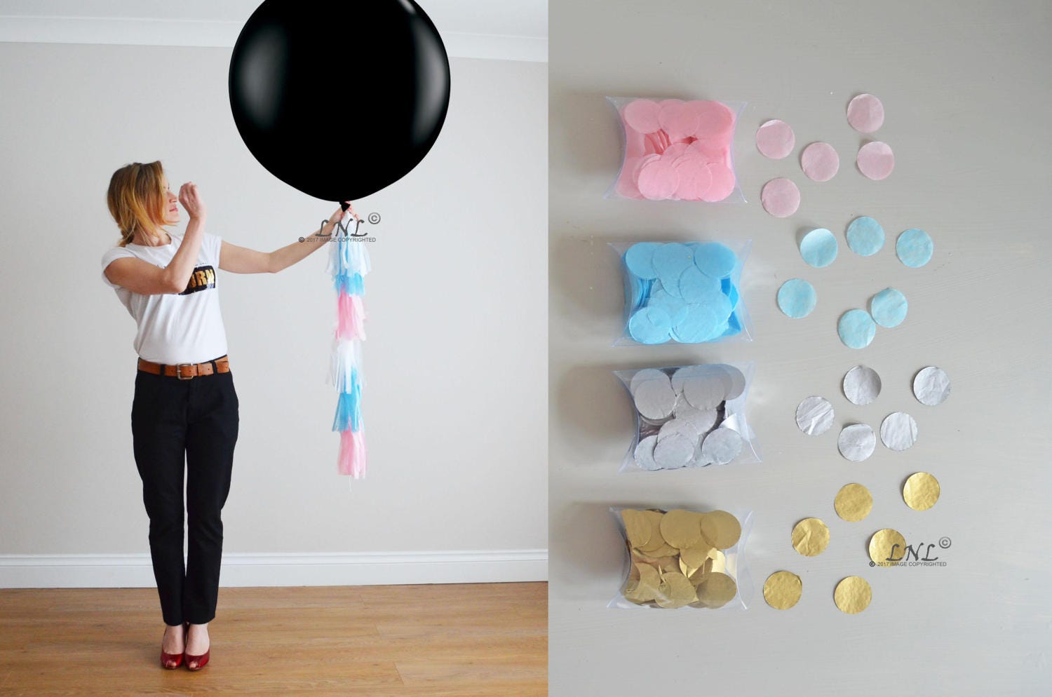 Gender Reveal Balloon Giant 36 Inch 3 Feet Balloon Reveal