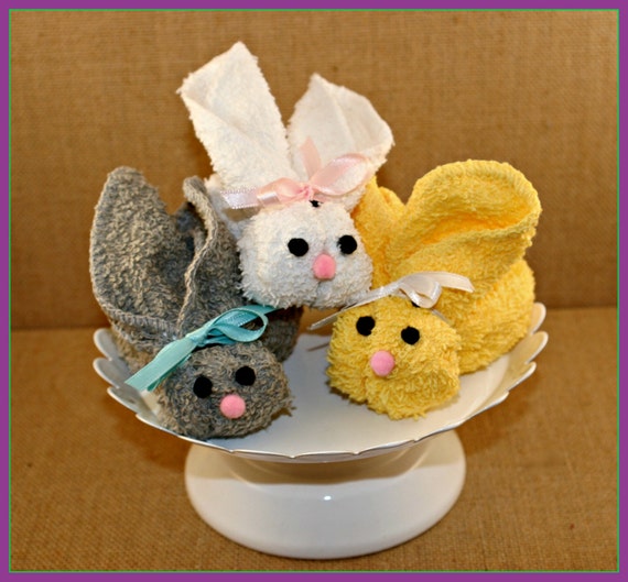boo boo bunny washcloth bunny