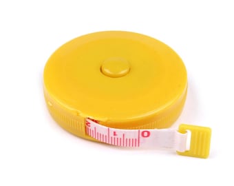Measuring tape tape measure 150 cm yellow
