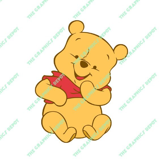 Winnie the Pooh SVG file DXF file EPS file png file