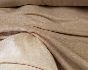 ORGANIC Hemp/cotton Jersey knit blend by the yard eco-friendly natural fiber 7-7.5oz per yard "NATURAL@A"
