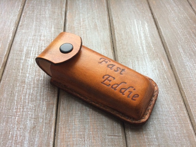 Blues harmonica case. Leather Harmonica Pouch leather by Smaliy