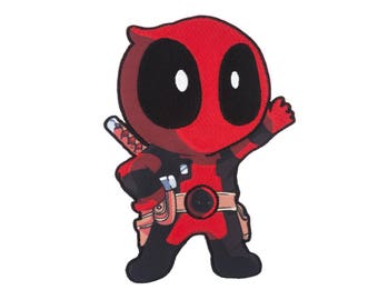 Deadpool Embroidery Design from SarahSewSew on Etsy Studio