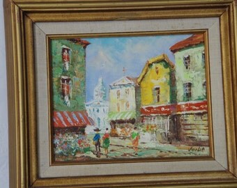 Items similar to M. Dovaston Oil Painting Framed and signed on Etsy