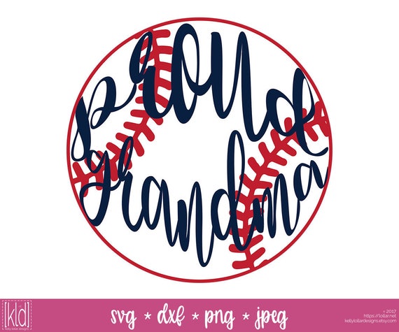 Download 2 Proud Grandma svg - Baseball Grandma - Baseball svg file ...