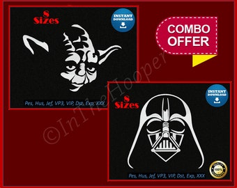 STAR WARS EMBROIDERY Designs Pes, Hus, Jef, Dst, Exp, Jef+, Vip, Vp3, Xxx
