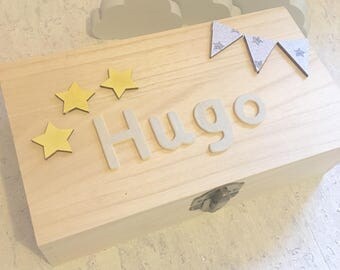 Baby box, memory box, baby keepsake box, keepsake, childrens box, kids memory box, baby gift, personalised baby gift, newborn gift, baby