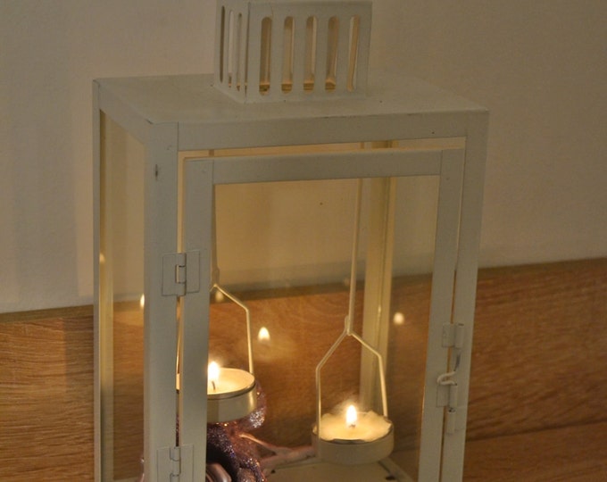 10%OFF Metal Lantern with Tealight Holder / lantern / lanterns / wedding lantern centerpiece